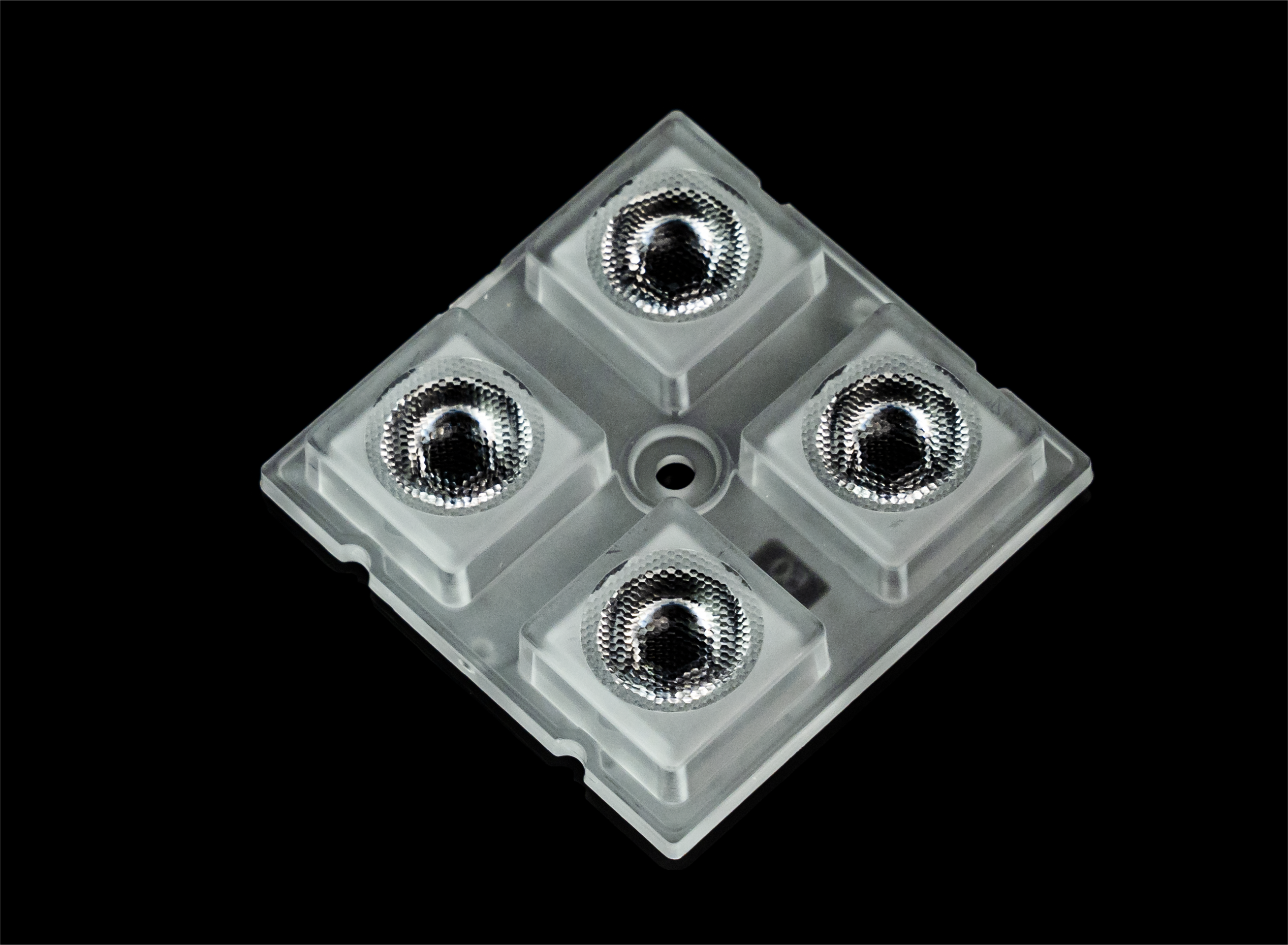 2x2 lens compatible with "3535" and "5050" LEDs 50° for High Bay lighting